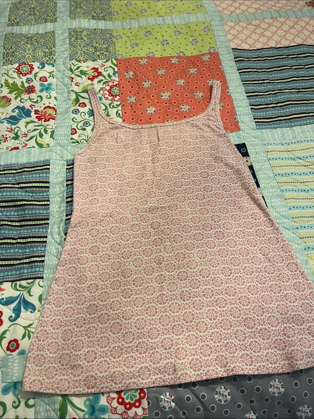 Ruff Hewn Pink Printed Spaghetti-Strap Camisole